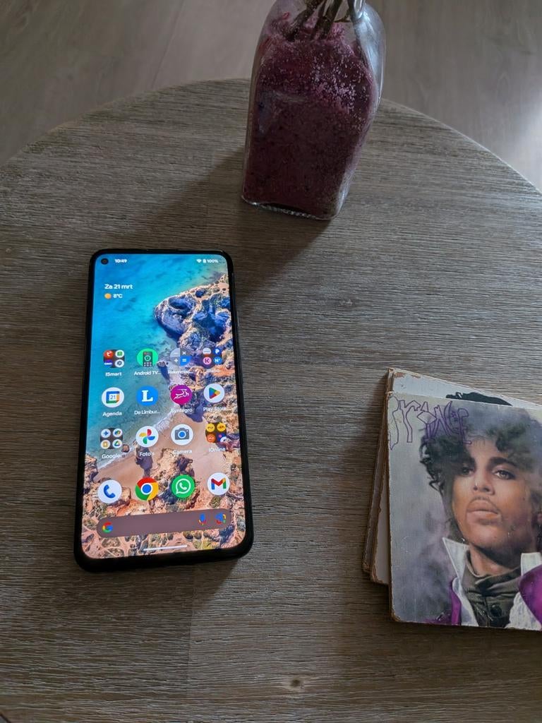Google Pixel 5a 128GB 5G Zwart, Gebruikt, Overige modellen, Ophalen of Verzenden, Zonder simlock