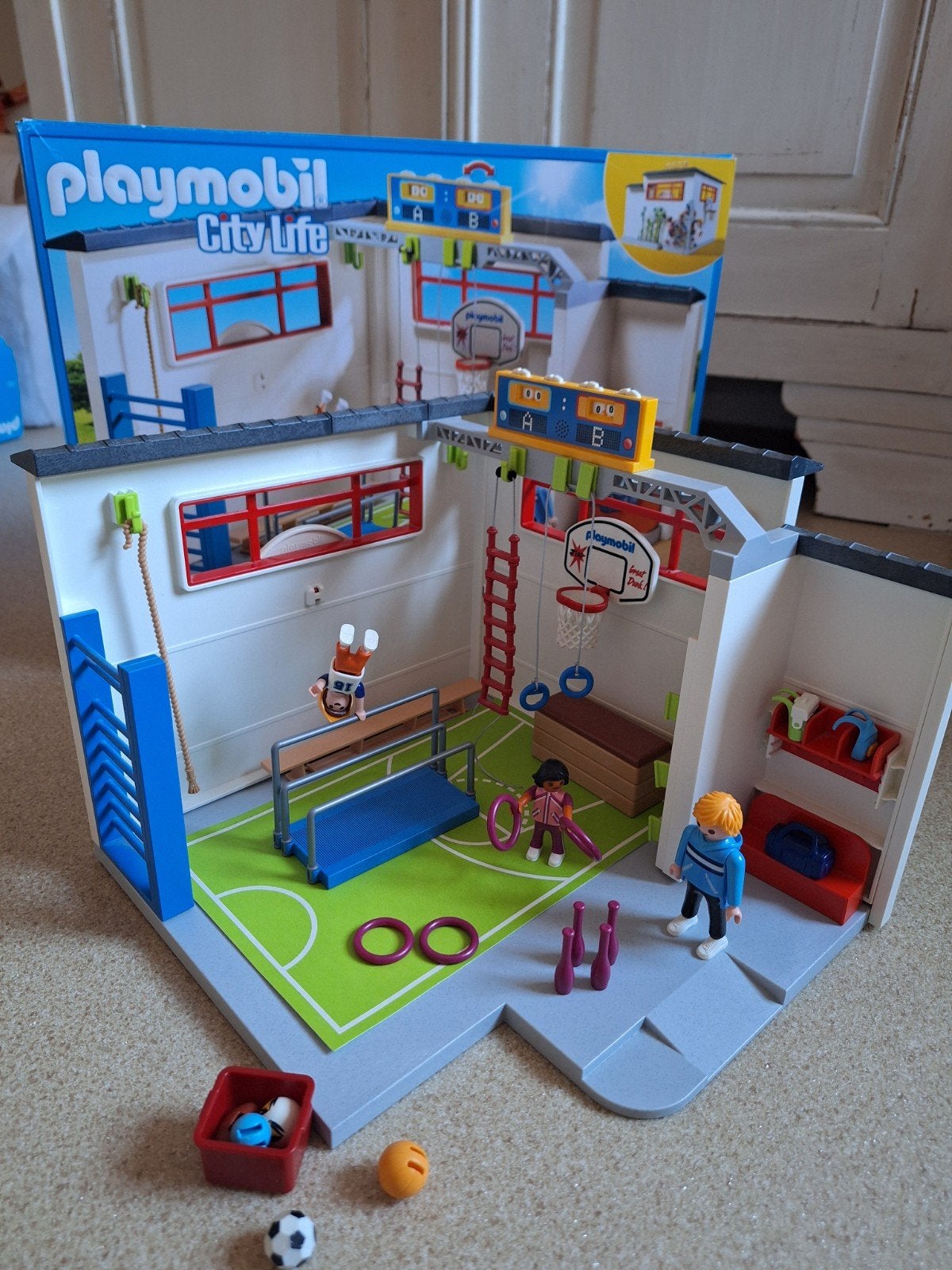 Playmobil City Life sportlokaal 9454, Kinderen en Baby's, Speelgoed | Playmobil, Ophalen, Zo goed als nieuw
