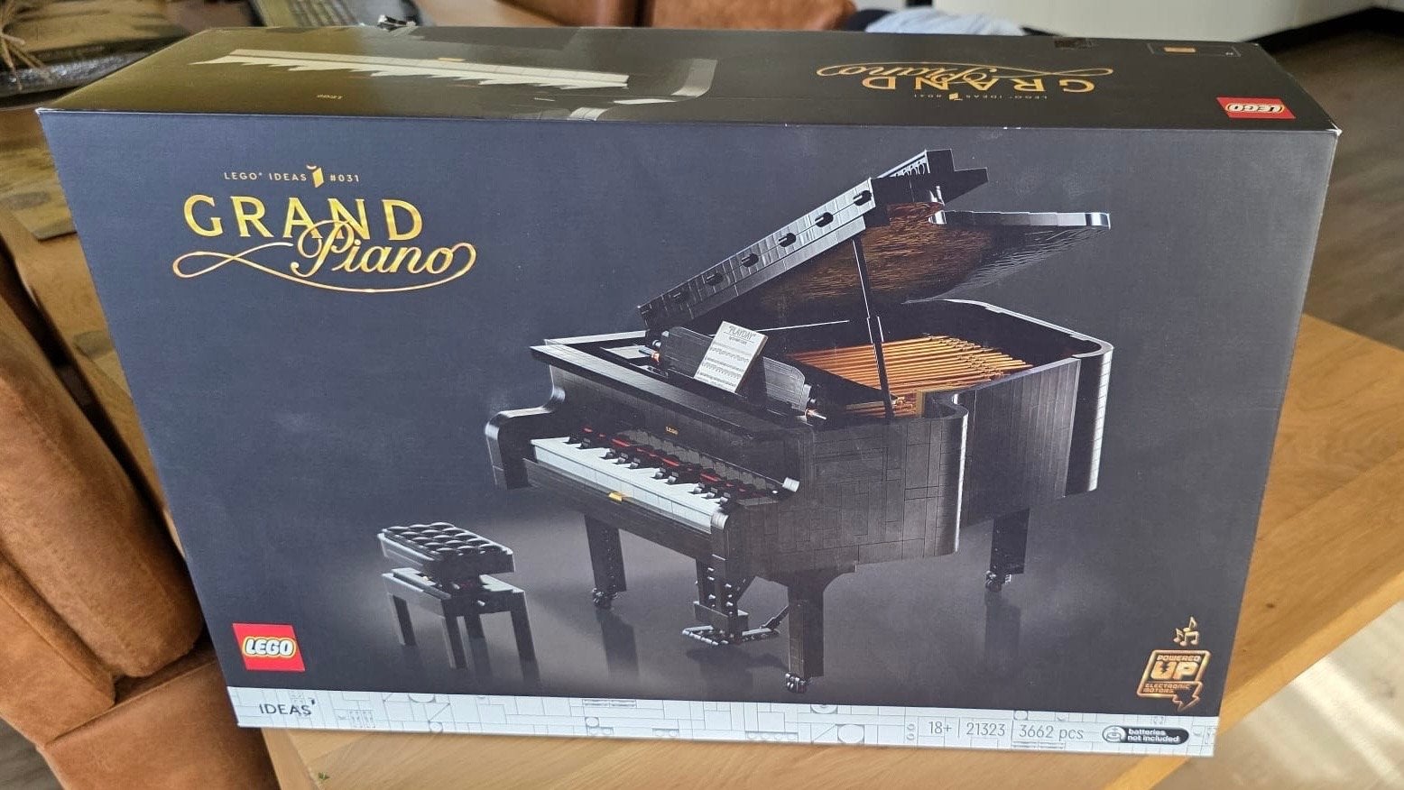 LEGO Ideas Grand Piano 21323 met verlichting en vitrinekast, Verzenden, Zo goed als nieuw, Overige merken