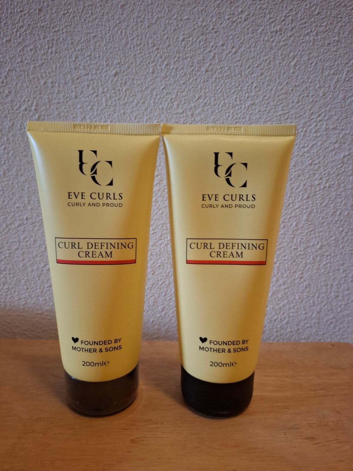 Eve Curls Curl Defining Cream (1x nieuw, 1x licht gebruikt), Ophalen of Verzenden, Nieuw, Gel, Wax, Haarlak of Mousse