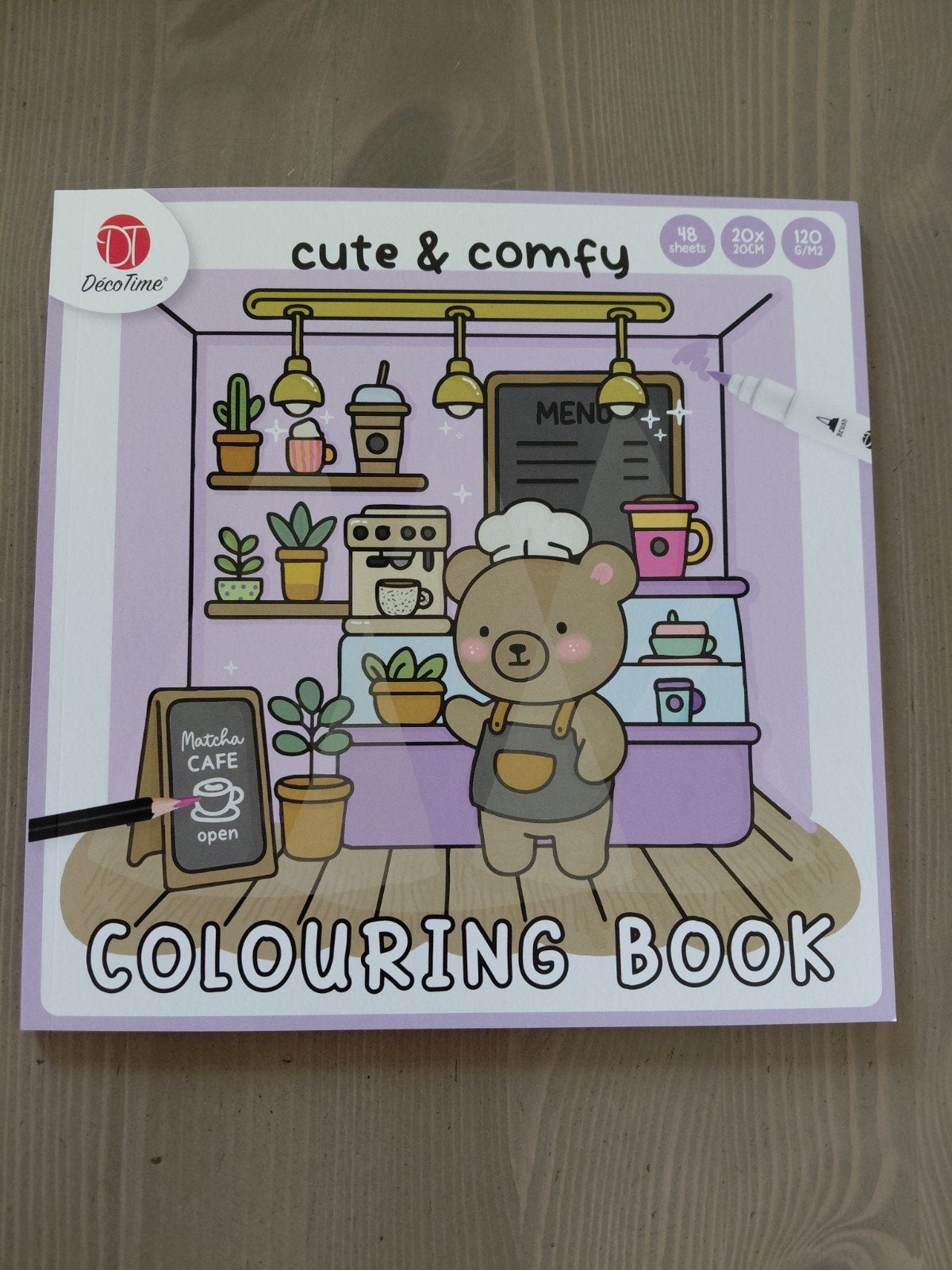 Cute en Comfy Kleurboek - 48 vellen, Ophalen of Verzenden, Nieuw, Overige typen