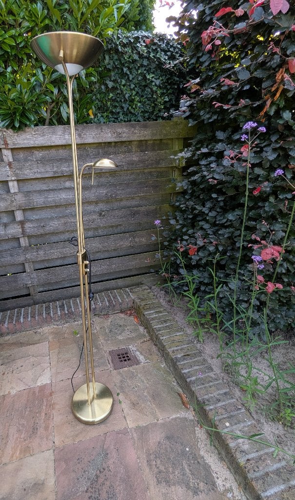 Staande lamp met leeslamp, Ophalen, Gebruikt, 150 tot 200 cm