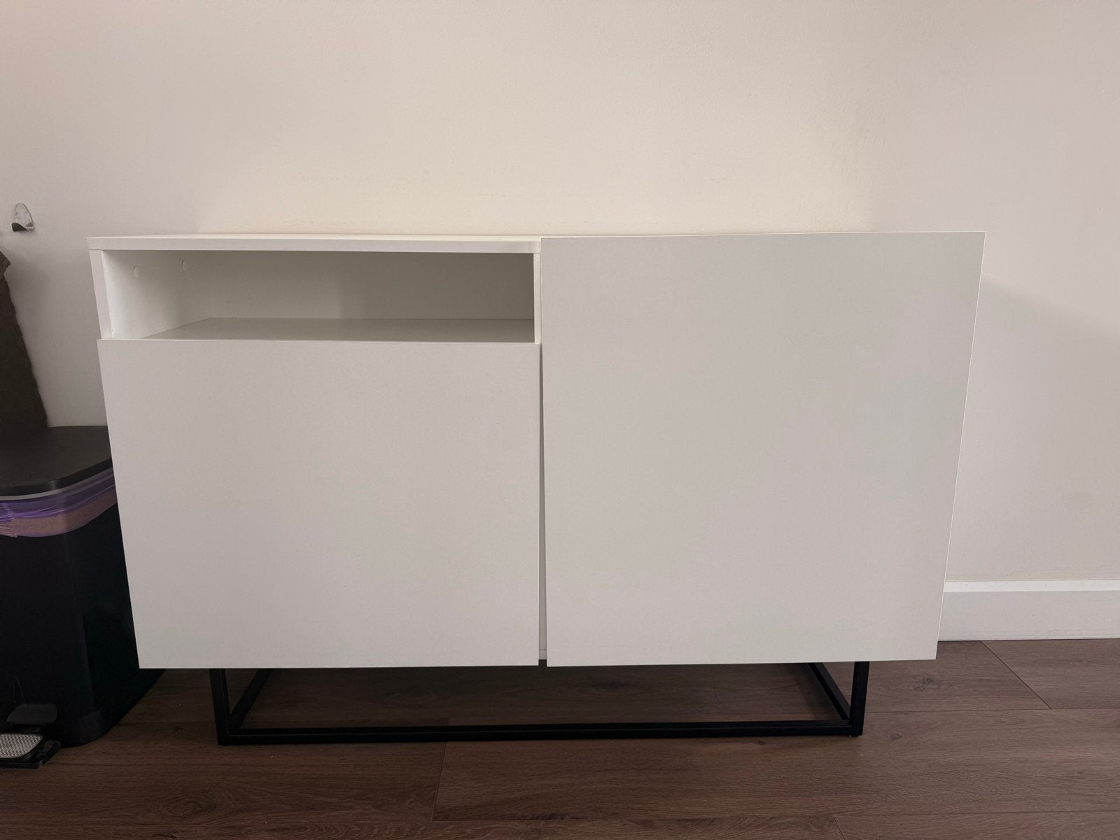 Modern Wit Dressoir/Ladekast - 120x80x37cm, Ophalen, Overige materialen, Gebruikt, 100 tot 150 cm