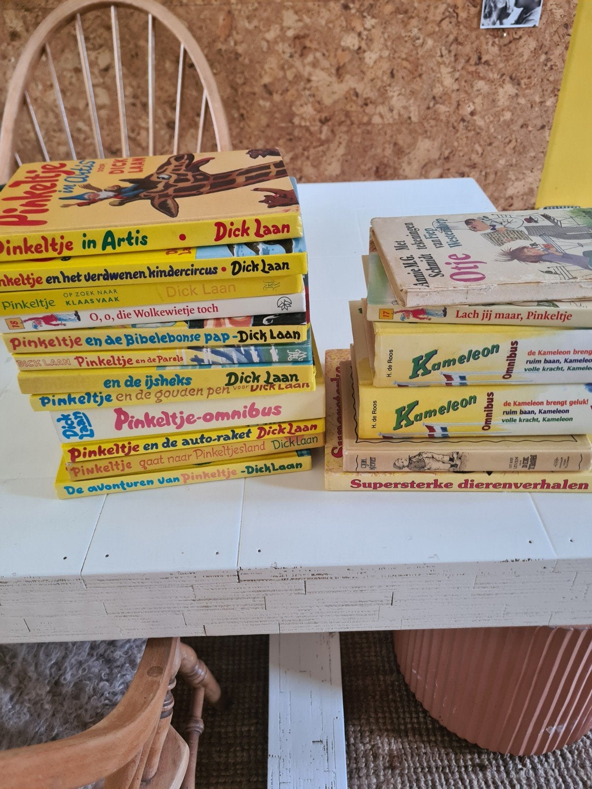 Stapel (vintage) kinderboeken, Ophalen, Gelezen, Fictie algemeen