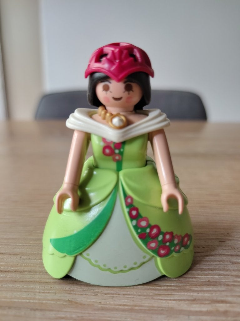 Playmobil Dame prinses met jurk, Ophalen of Verzenden, Zo goed als nieuw, Complete set, Figuren