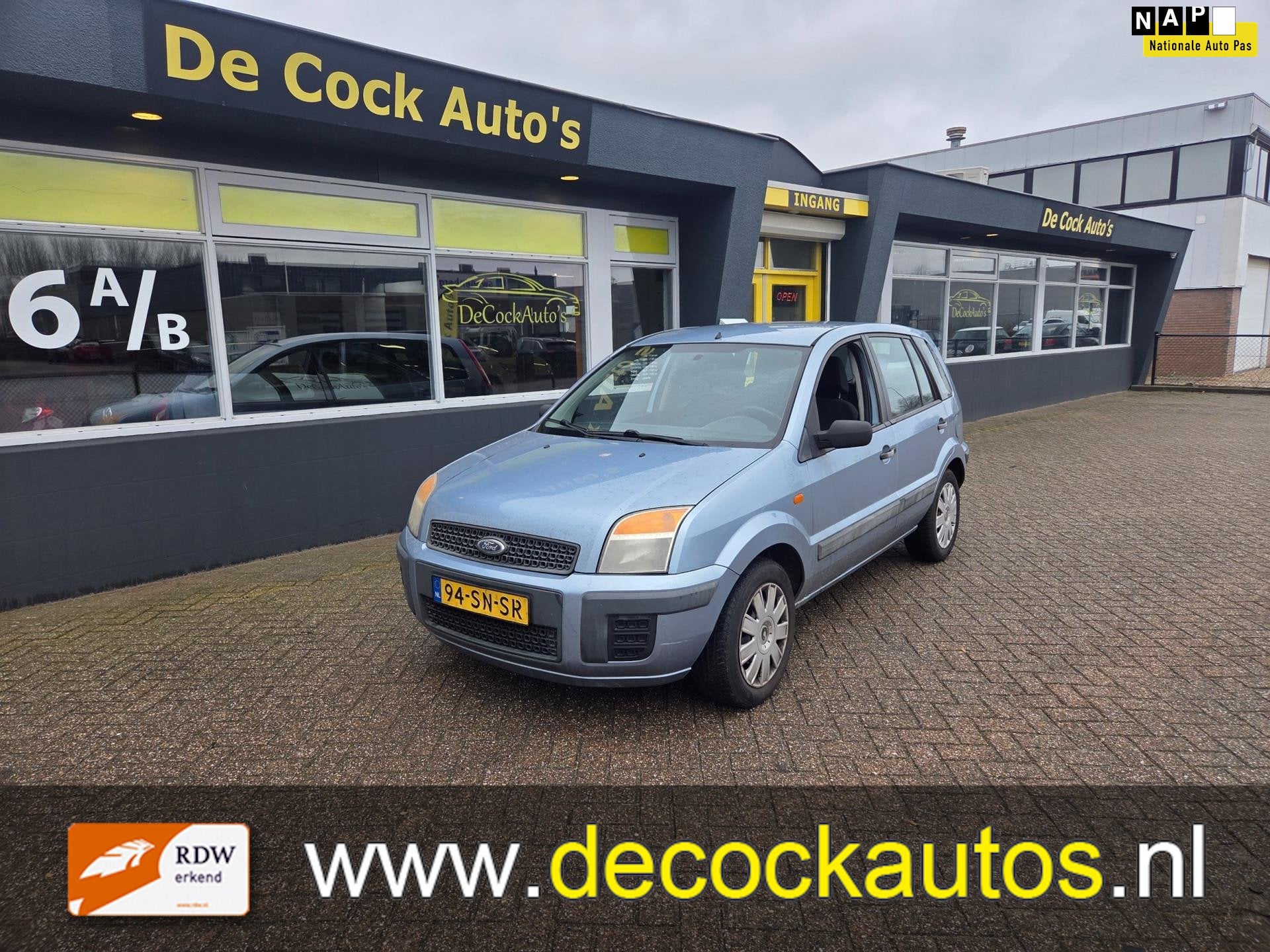Ford Fusion 1.4-16V Comfort/TREKHAAK, Auto's, Voorwielaandrijving, 15 km/l, Origineel Nederlands, Bedrijf