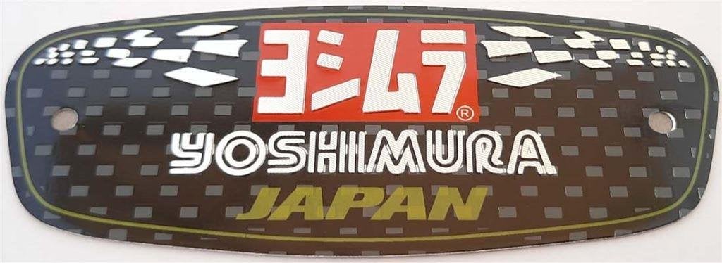 Yoshimura Japan aluminium Uitlaatplaatje #5, Motoren, Accessoires | Stickers, Verzenden