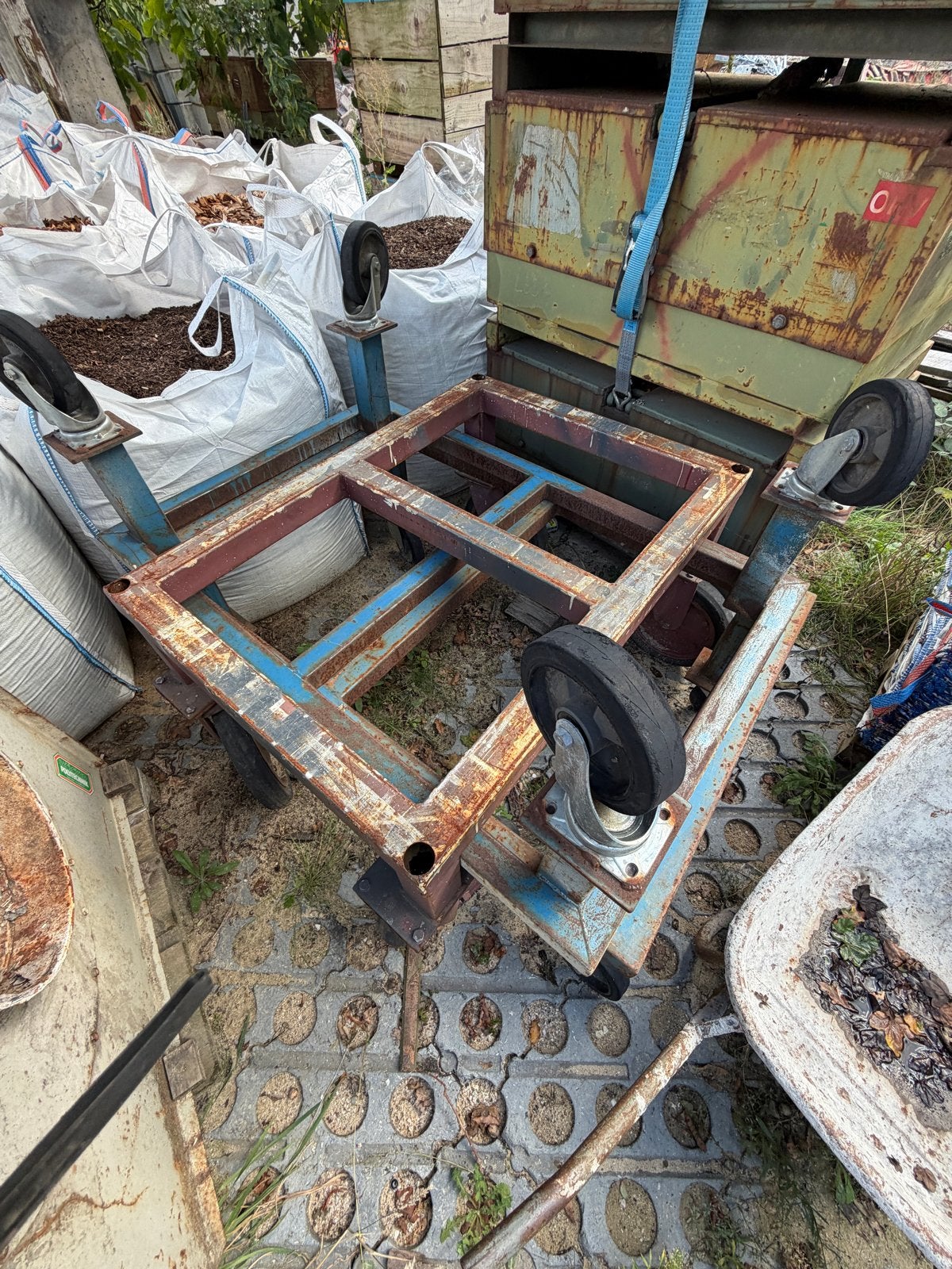 Robuuste stalen trollies - Diverse afmetingen, Ophalen of Verzenden