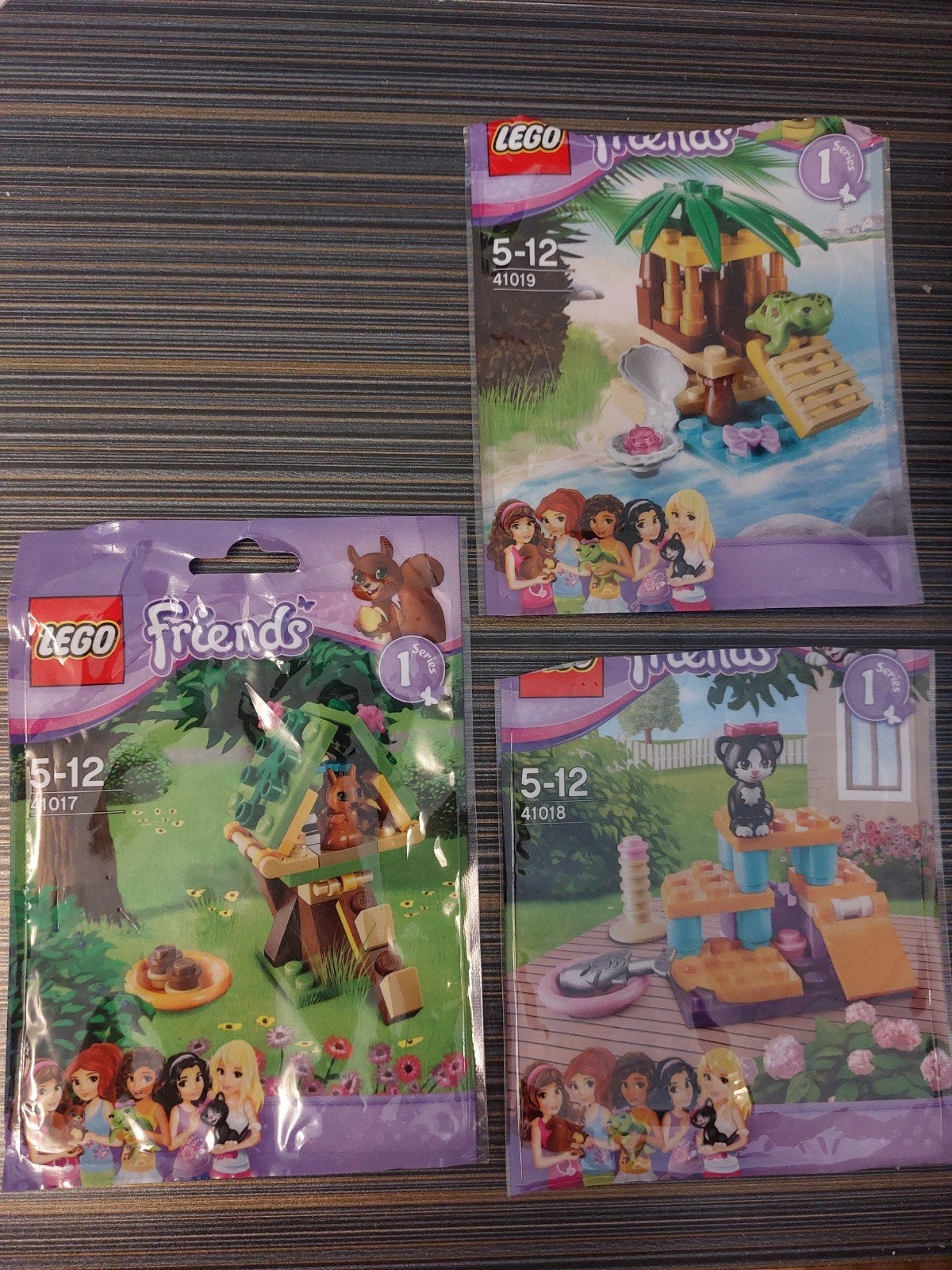 LEGO Friends Dierenhuisjes Set 1 (4 stuks) 41017 41018 41019, Gebruikt, Lego, Inclusief instructies, Friends