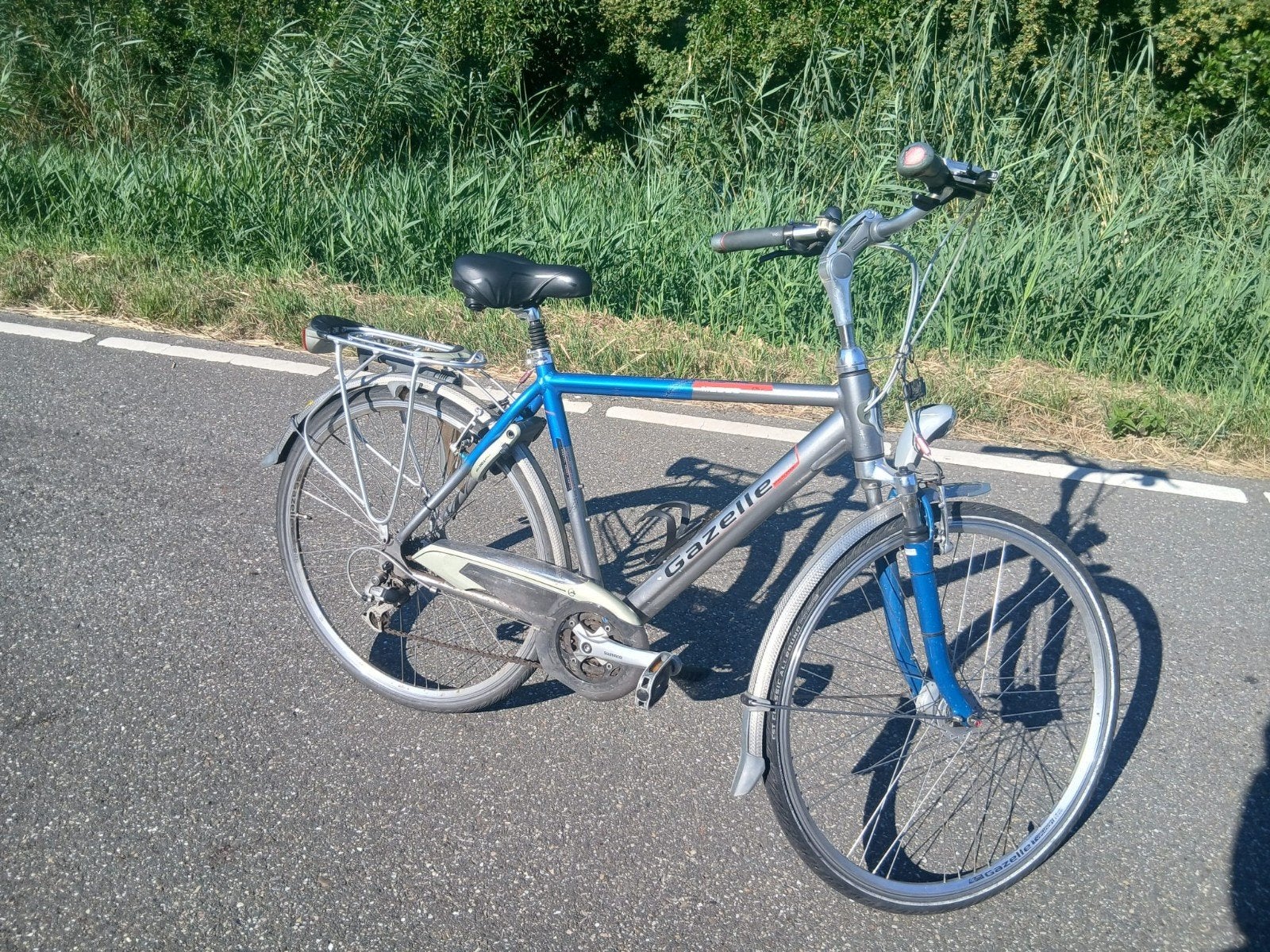 Gazelle fiets met gebreken te koop, Fietsen en Brommers, Fietsen | Dames | Damesfietsen, Ophalen, Gebruikt, Gazelle