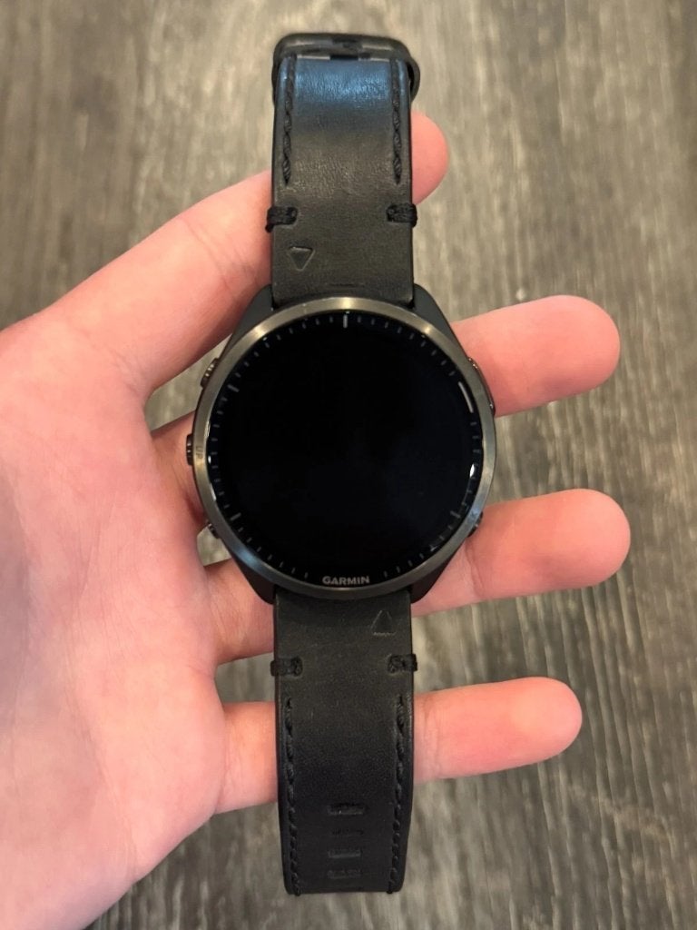 Garmin Forerunner 965 smartwatch, zwart, AMOLED, GPS, Sieraden, Tassen en Uiterlijk, GARMIN, Verzenden, Zwart, Zo goed als nieuw