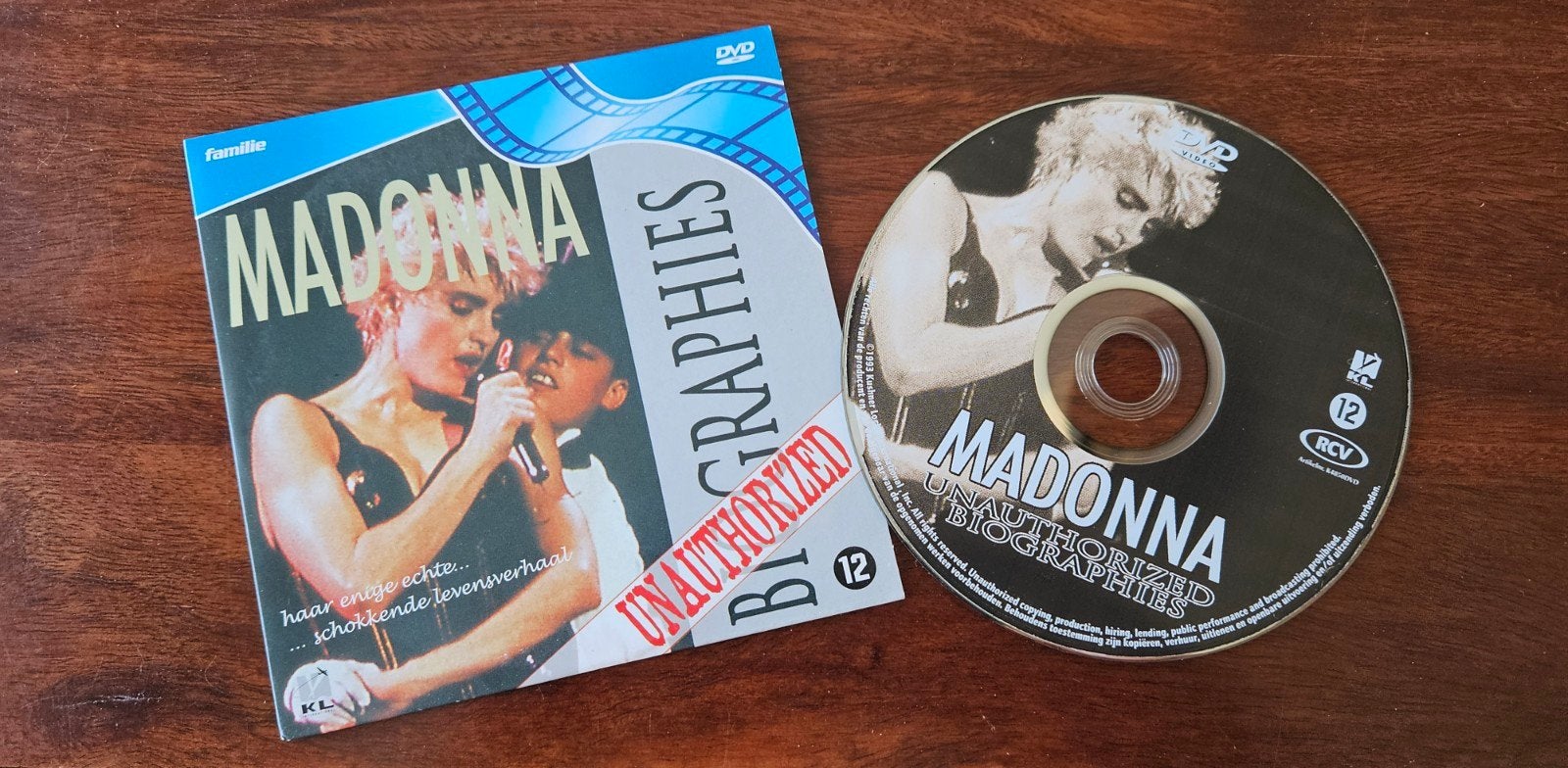 Madonna Biographies unauthorized DVD, Alle leeftijden, Ophalen of Verzenden, Zo goed als nieuw