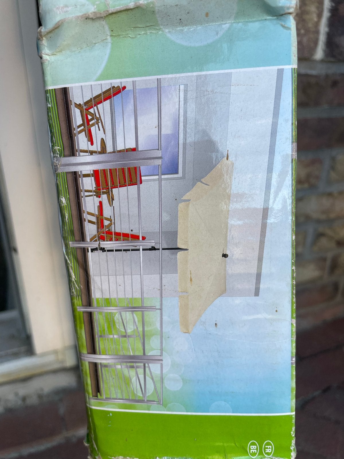 Parasol zo goed als nieuw, Kantelbaar, Ophalen of Verzenden, Zo goed als nieuw, 1 tot 2 meter