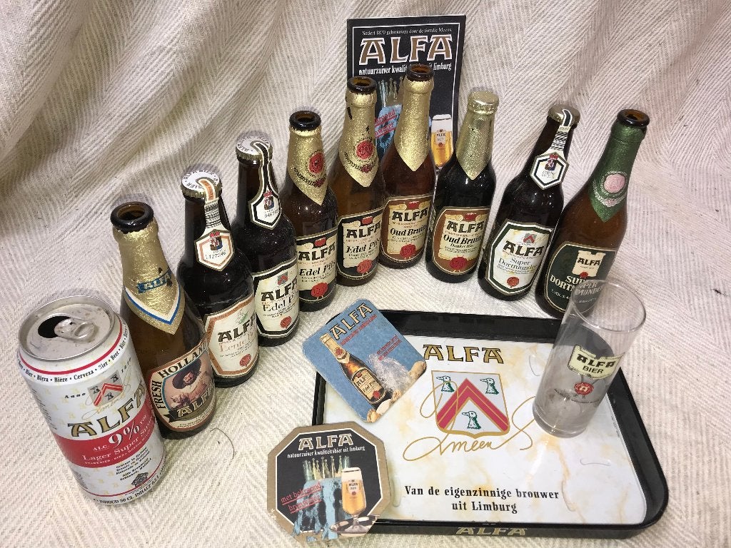 Alfa, St. Bernardus bier en meer, Verzamelen, Ophalen of Verzenden, Flesje(s), Overige merken