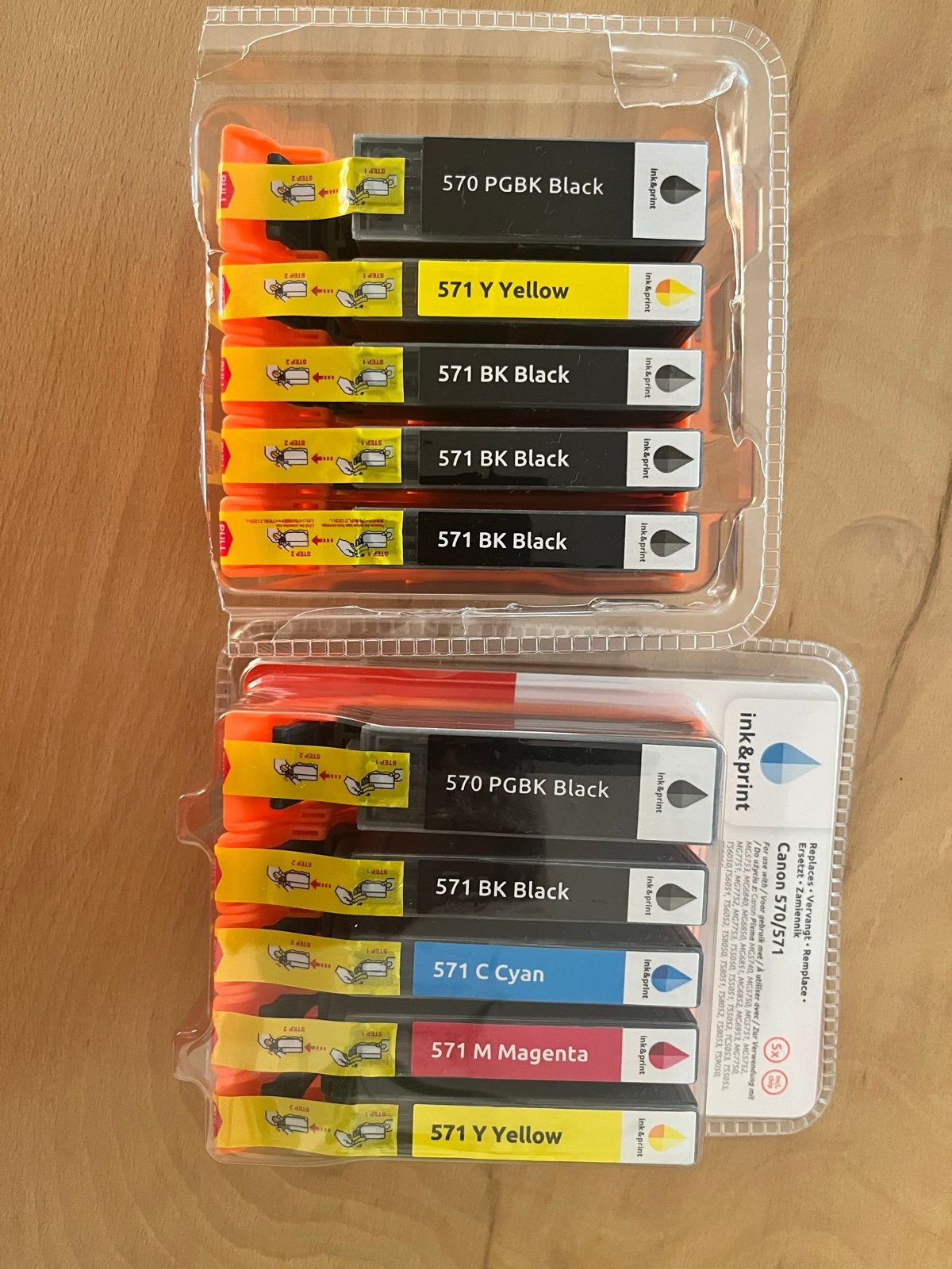 Inktcartridges voor Canon 570/571 (ink&print), Computers en Software, Printers, Printer, Inkjetprinter, Ophalen of Verzenden, Nieuw