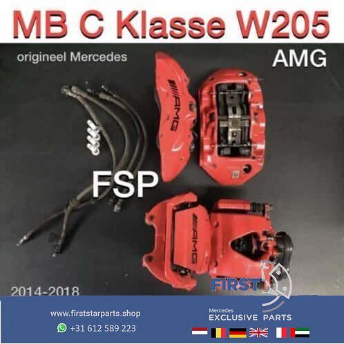 W205 C63 AMG Remtangen Set origineel Mercedes C Klasse 63 s, Auto-onderdelen, Remmen en Aandrijving, Gebruikt, -, Ophalen of Verzenden