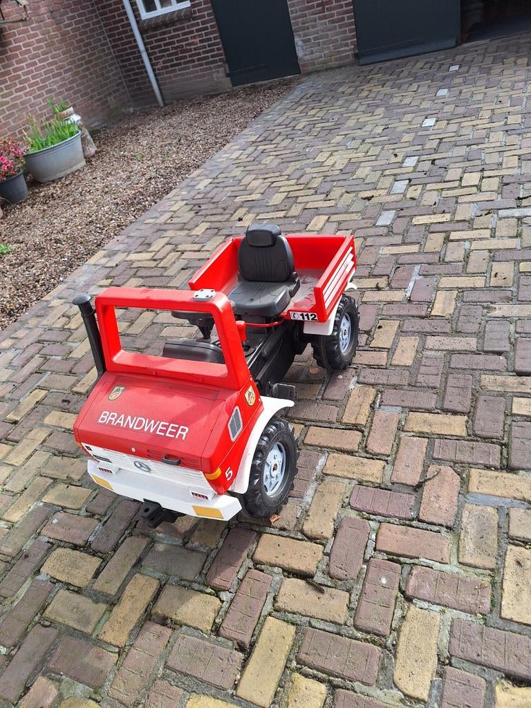Brandweer Unimog trapauto, Ophalen, Gebruikt