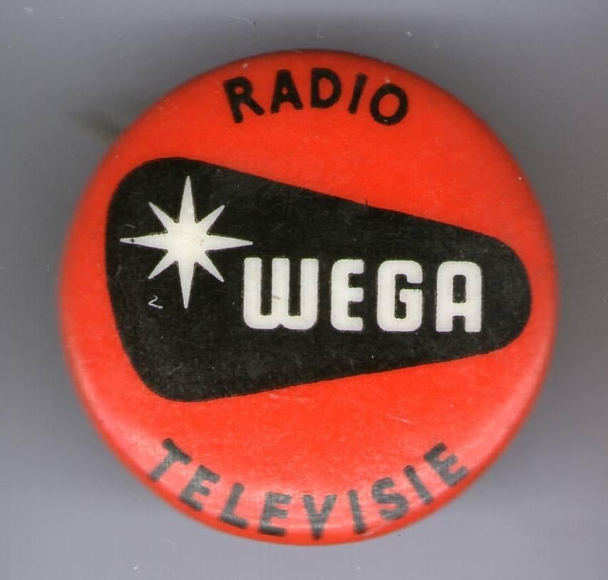 Radio WEGA televisie button ( V_257 ), Verzenden, Zo goed als nieuw, Merk, Button