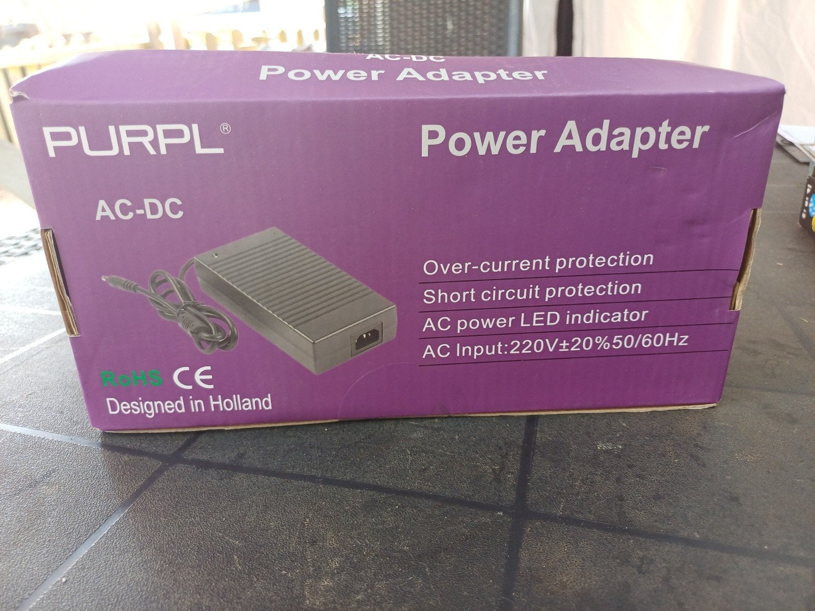 PURPL AC-DC Power Adapter 12V 12.5A 150W, ., Nieuw, Ophalen of Verzenden, Purpl