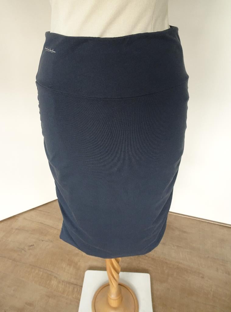 STRETCH ROK VAN CAROLA VAN BENTHUM MAAT S, Kleding | Dames, CAROLA VAN BENTHUM, Blauw, Ophalen of Verzenden, Zo goed als nieuw