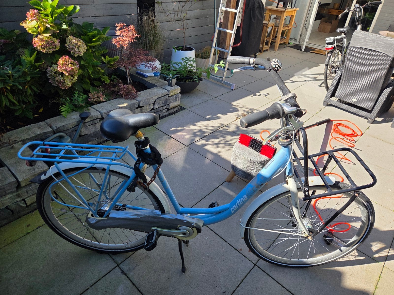 Cortina fiets met voordrager, 50 tot 53 cm, Trommelrem, Ophalen, Overige merken