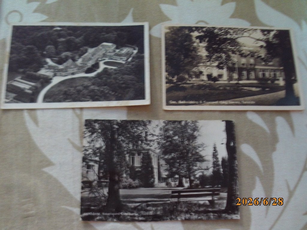 3x Laag Soeren Gen Badinricht Kuuroord Tuinzijde Vacan oord, Ophalen of Verzenden, 1940 tot 1960, Gelopen, Gelderland