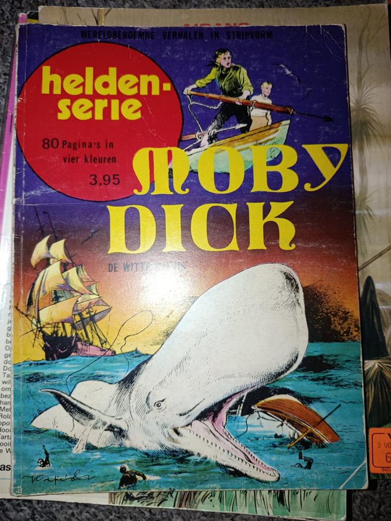 Moby Dick - Helden-serie stripboek, Boeken, Eén stripboek, Ophalen of Verzenden, Gelezen, Herman Melville (bewerking)