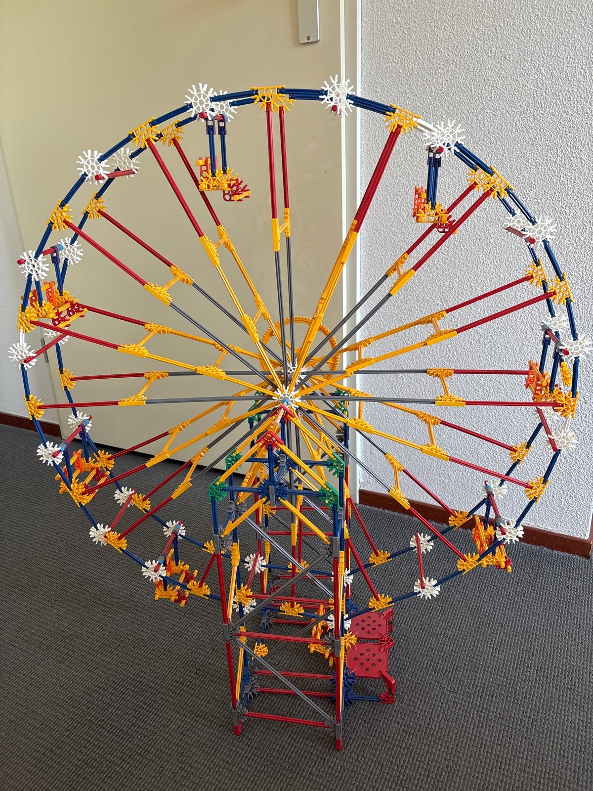 K'nex Reuzenrad - Groot en Werkend Model, Kinderen en Baby's, Ophalen, Zo goed als nieuw, K'nex