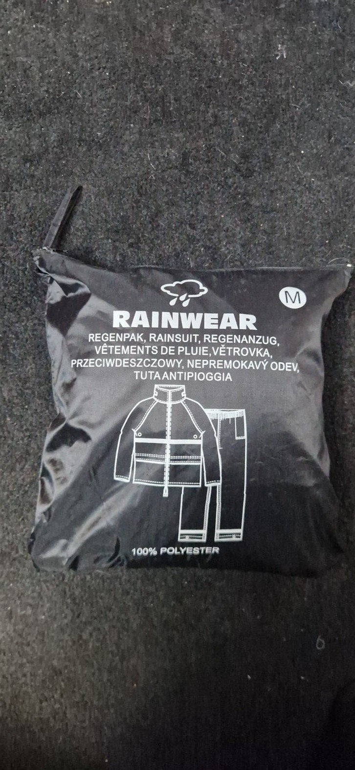 Nieuw Regenpak - Maat M - 100% Polyester, Caravans en Kamperen, Ophalen of Verzenden, Nieuw, Regenbroek, Heren