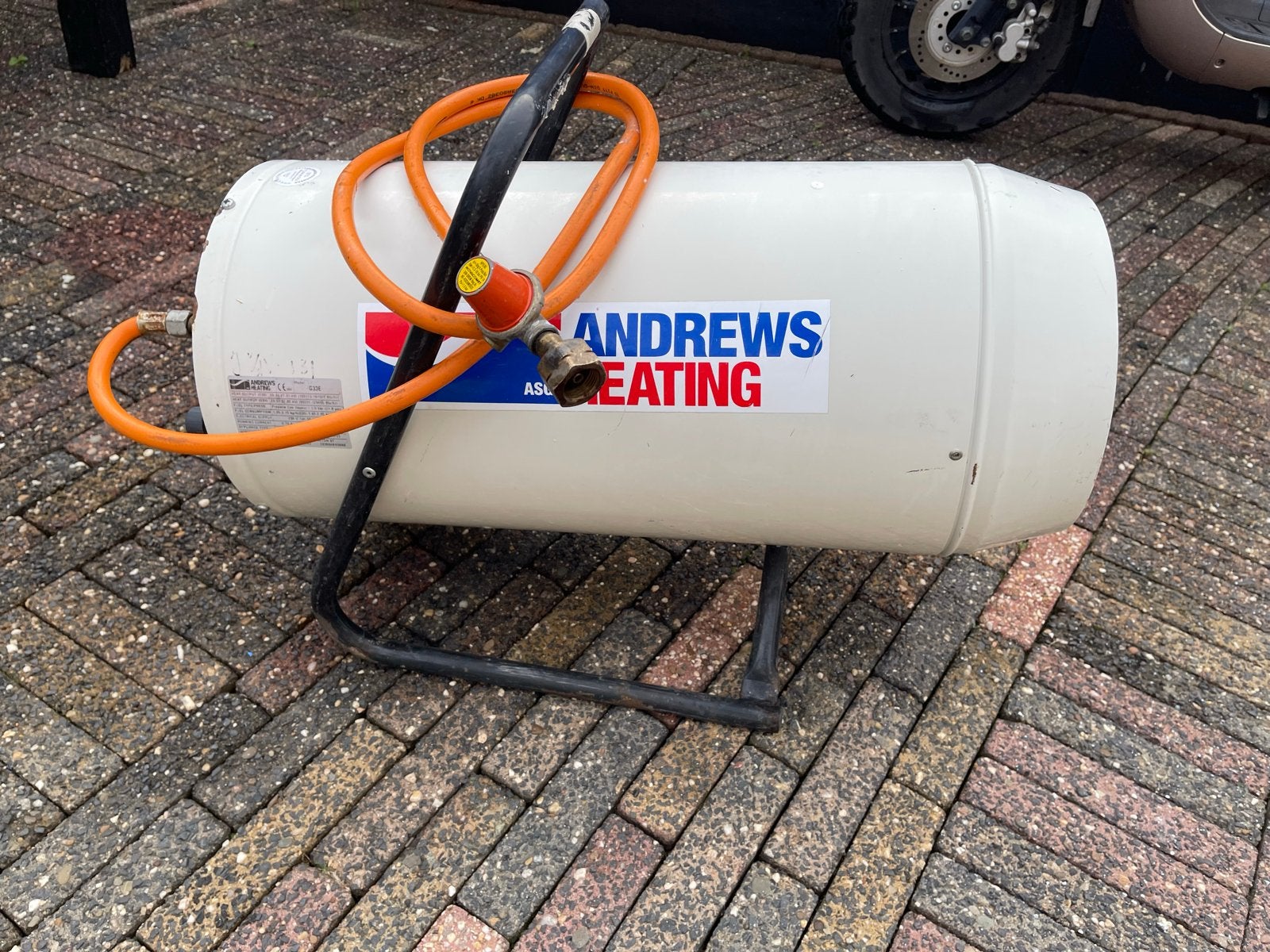 Andrews Heating G33E Gas Ventilator Kachel - Goedwerkend, Doe-het-zelf en Verbouw, Ophalen of Verzenden, Gebruikt, 800 watt of meer