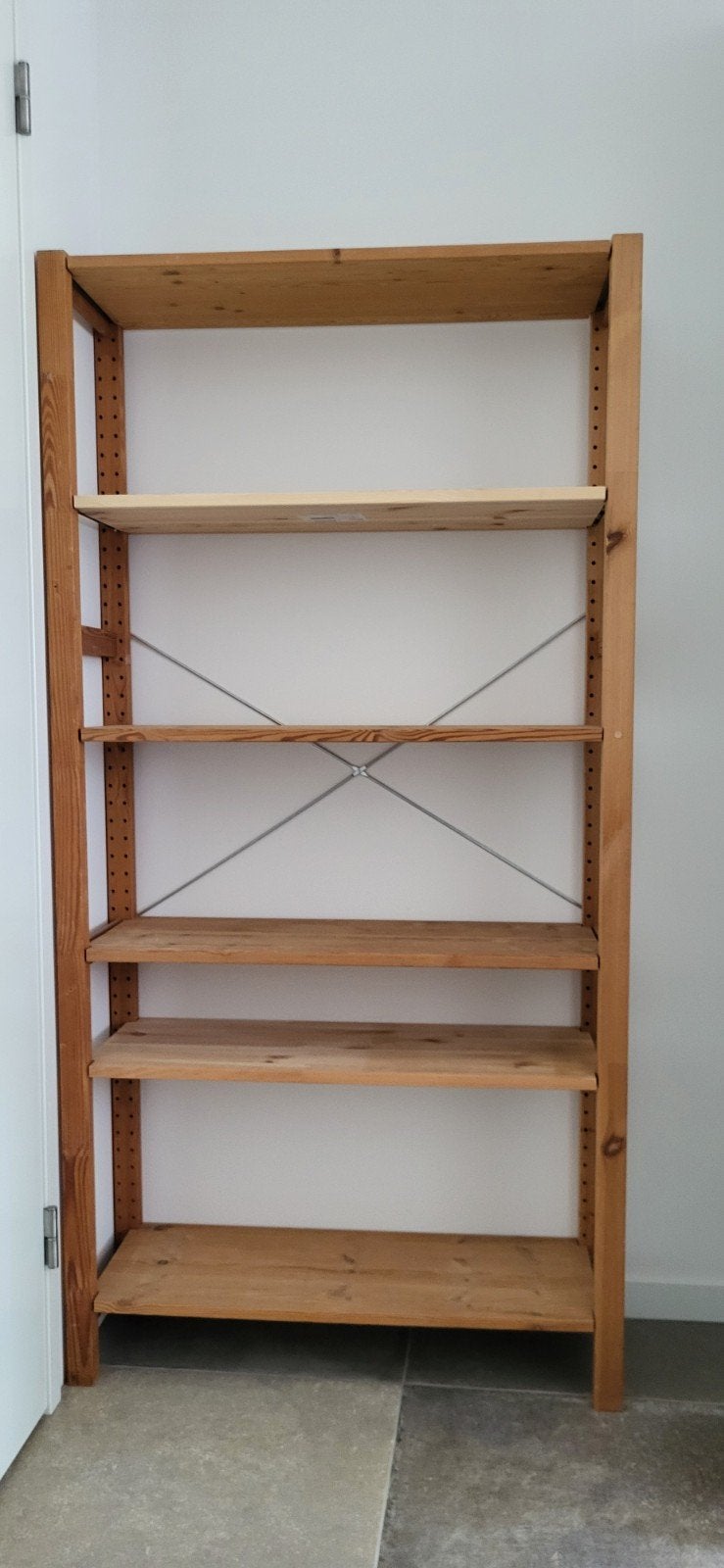 Ivar houten stellingkast - 179x90x30cm, Ophalen, Gebruikt
