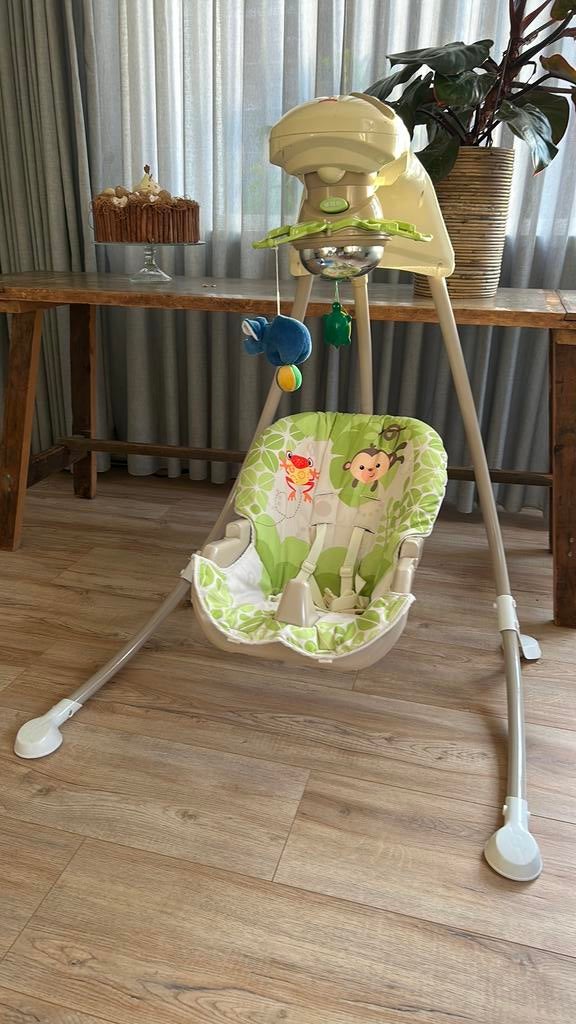 Baby schommelstoel Fischer price, Kinderen en Baby's, Wipstoeltjes, Ophalen, Gebruikt