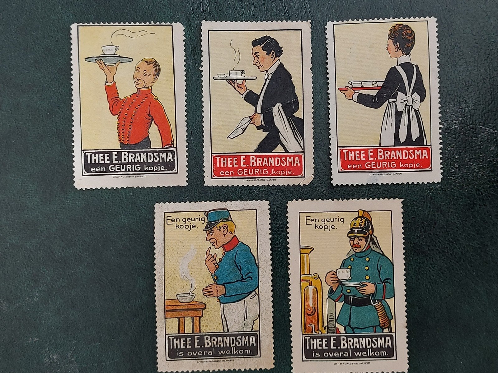 Sluitzegels Thee E. Brandsma (2), Verzenden