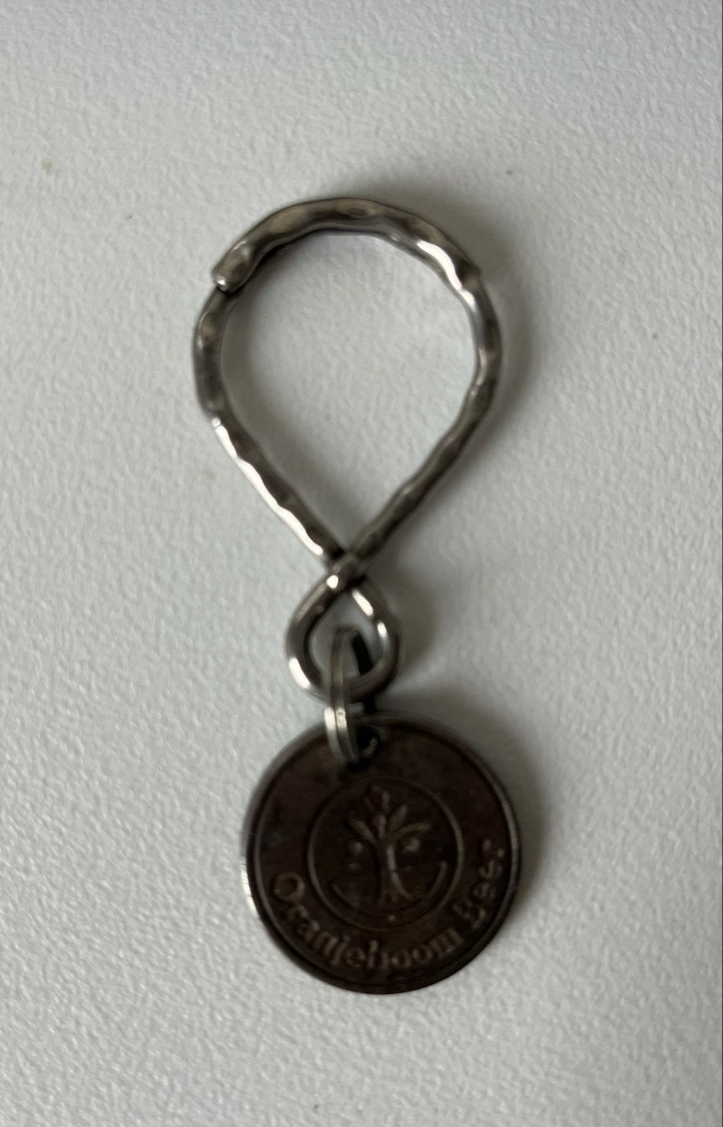Antieke Oranjeboom bier sleutelhanger - Vintage Verzamelaar, Verzamelen, Ophalen of Verzenden, Gebruikt, Oranjeboom