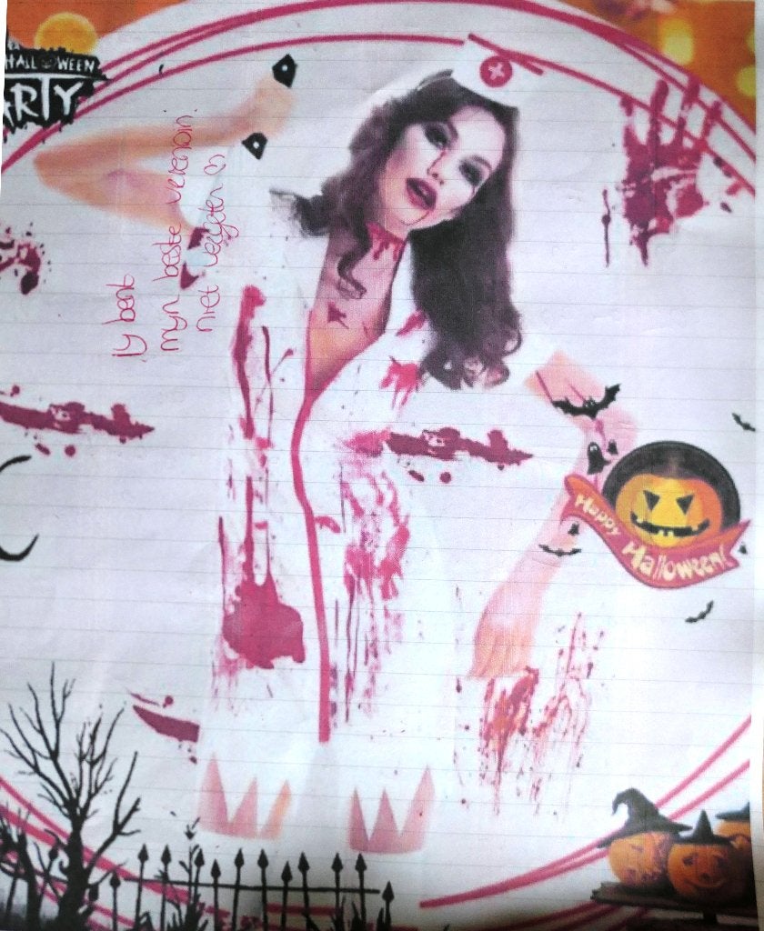 Halloween verkleedkleren Verpleegster - Maat M + toebehoren, Maat 38/40 (M), Ophalen of Verzenden, Halloween, Kleding