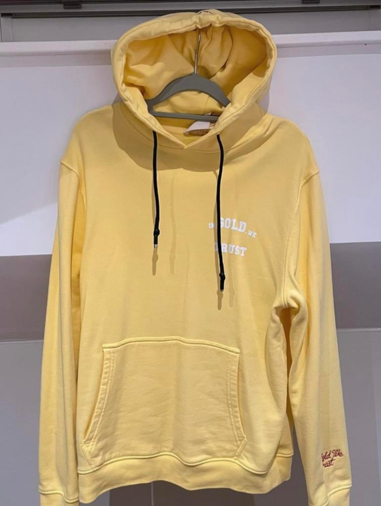 Unisex In Gold We Trust hoodie nieuw maat M Bijenkorf, Ophalen of Verzenden, Nieuw, Maat 38/40 (M), Geel