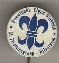 Speldje SCOUTING ST TARCICIUSGROEP HILVERSUM (A9), Ophalen of Verzenden, Gebruikt, Overige onderwerpen