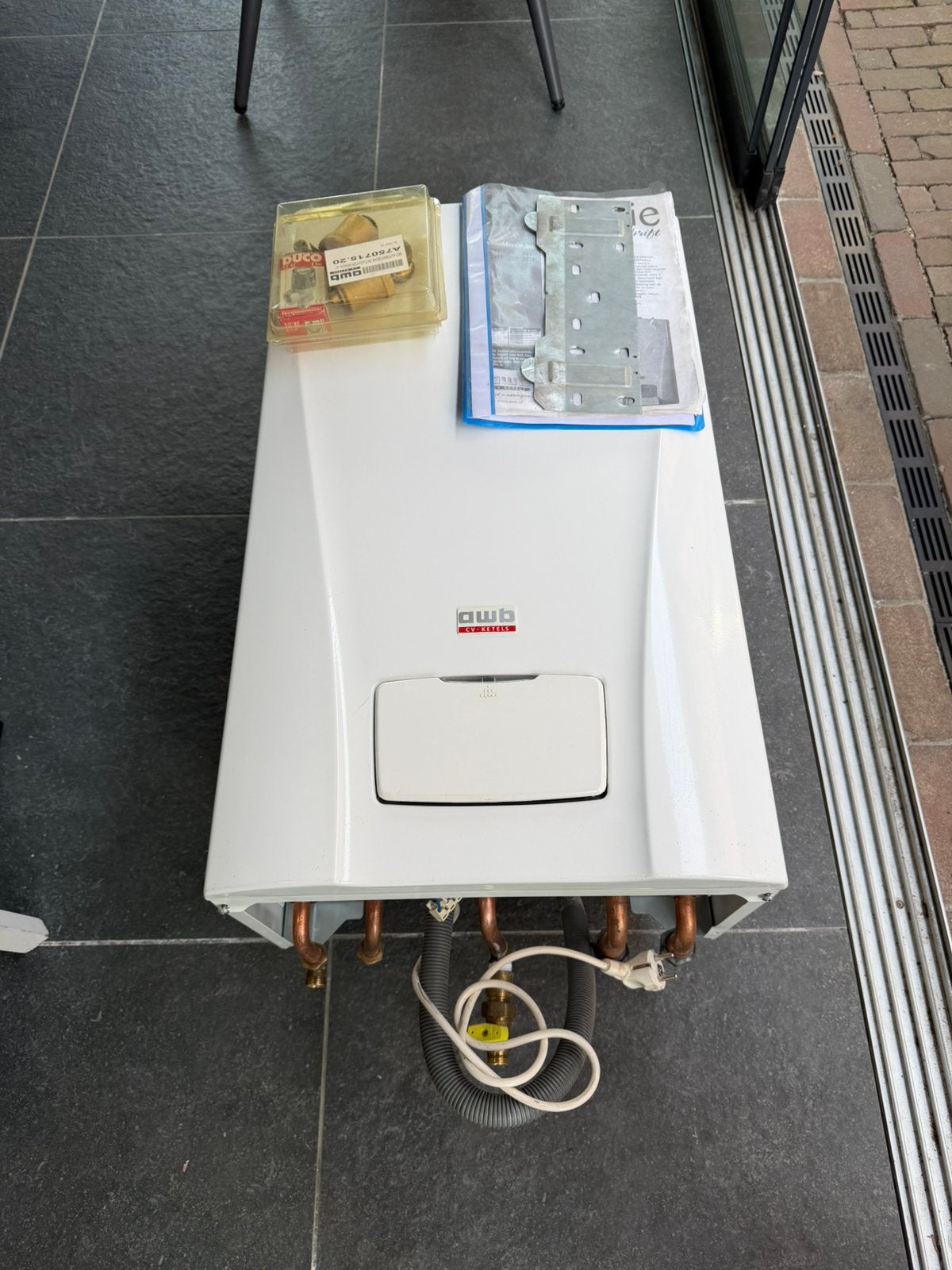 AWB 3HR CV-ketel, Doe-het-zelf en Verbouw, Ophalen, 30 tot 80 cm, Gebruikt, Hoog rendement (Hr)