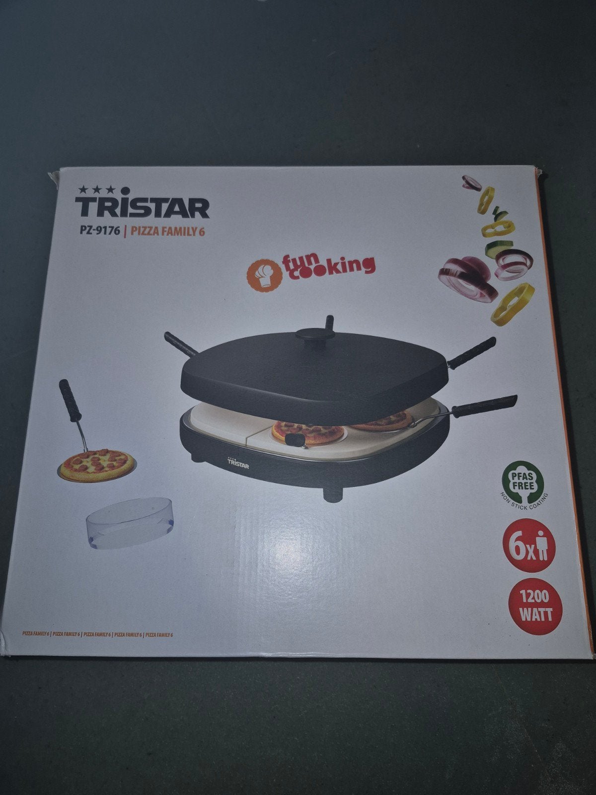 Tristar PZ-9176 Pizza Family 6 - Pizzaoven, Ophalen, Minder dan 45 cm, Pizzaoven, Nieuw