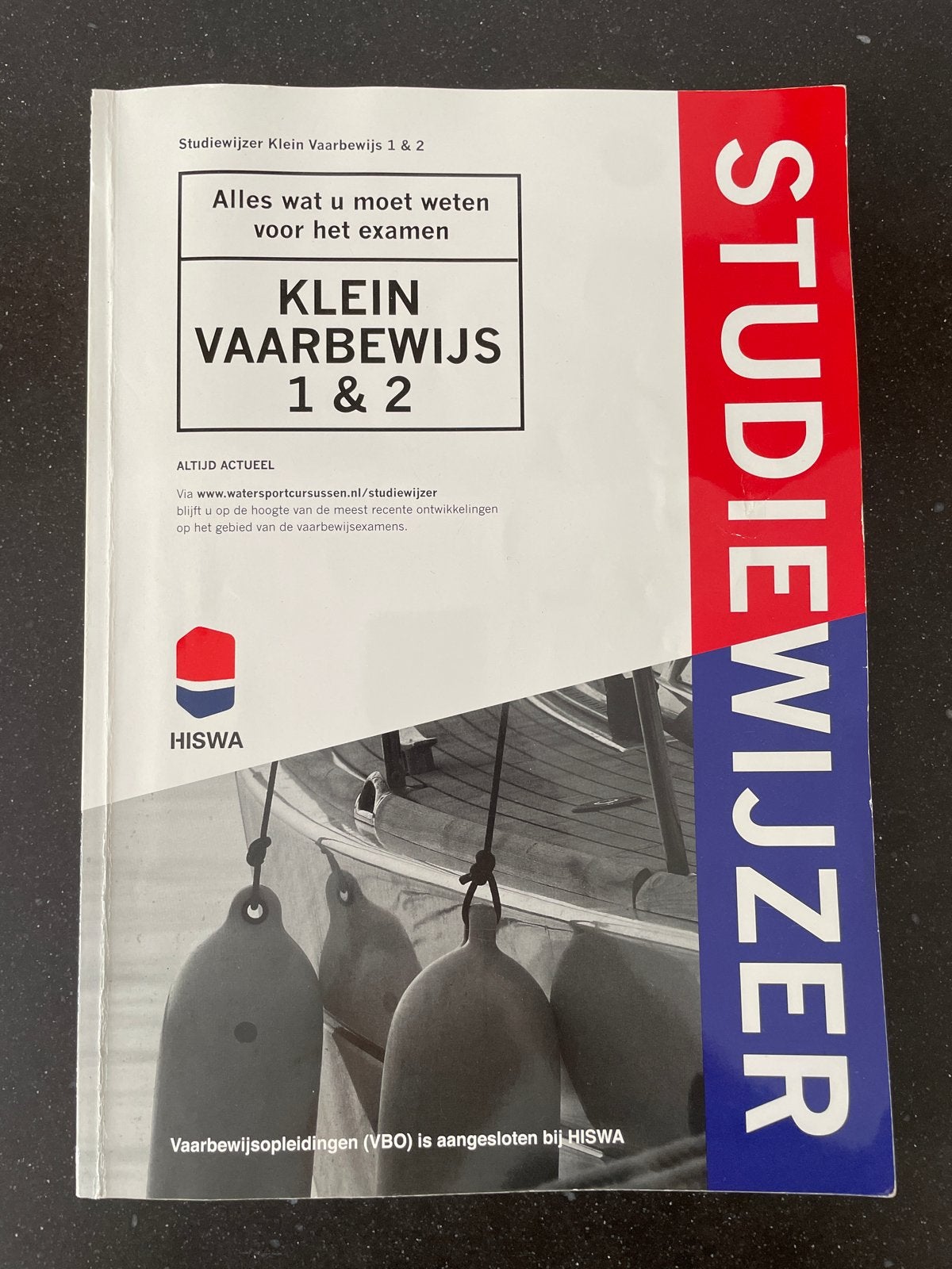 Studiewijzer Klein Vaarbewijs 1 & 2 - HISWA, Boeken, Ophalen of Verzenden, Gelezen, Overige niveaus
