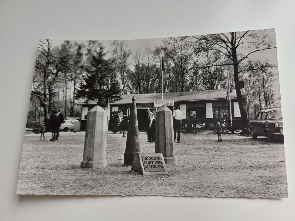 Fotokaart Vaals, Drielandenpunt, Ophalen of Verzenden, 1940 tot 1960, Ongelopen, Limburg