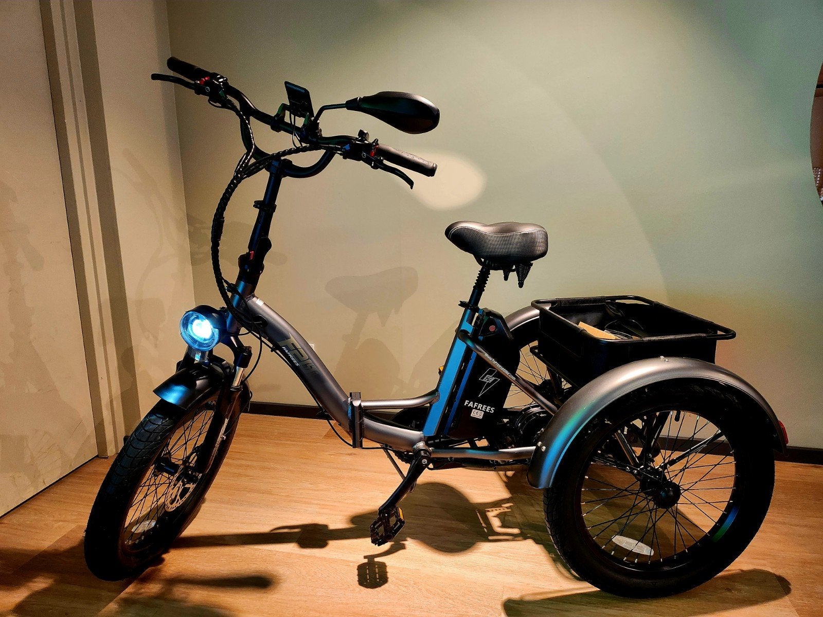 Fafrees F20 Mate EU - Elektrische Driewieler - ZGAN, Ophalen, Zo goed als nieuw, 50 km per accu of meer, Overige merken