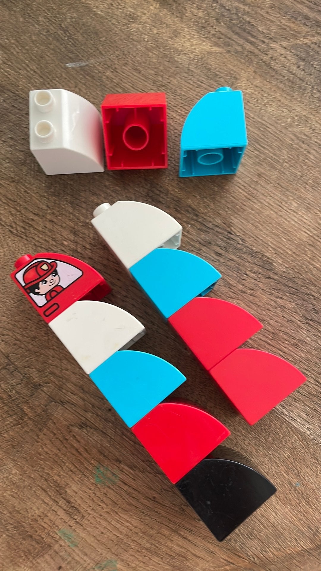 Lego Duplo blokken met ronde kant, Ophalen of Verzenden, Gebruikt, Losse stenen, Duplo