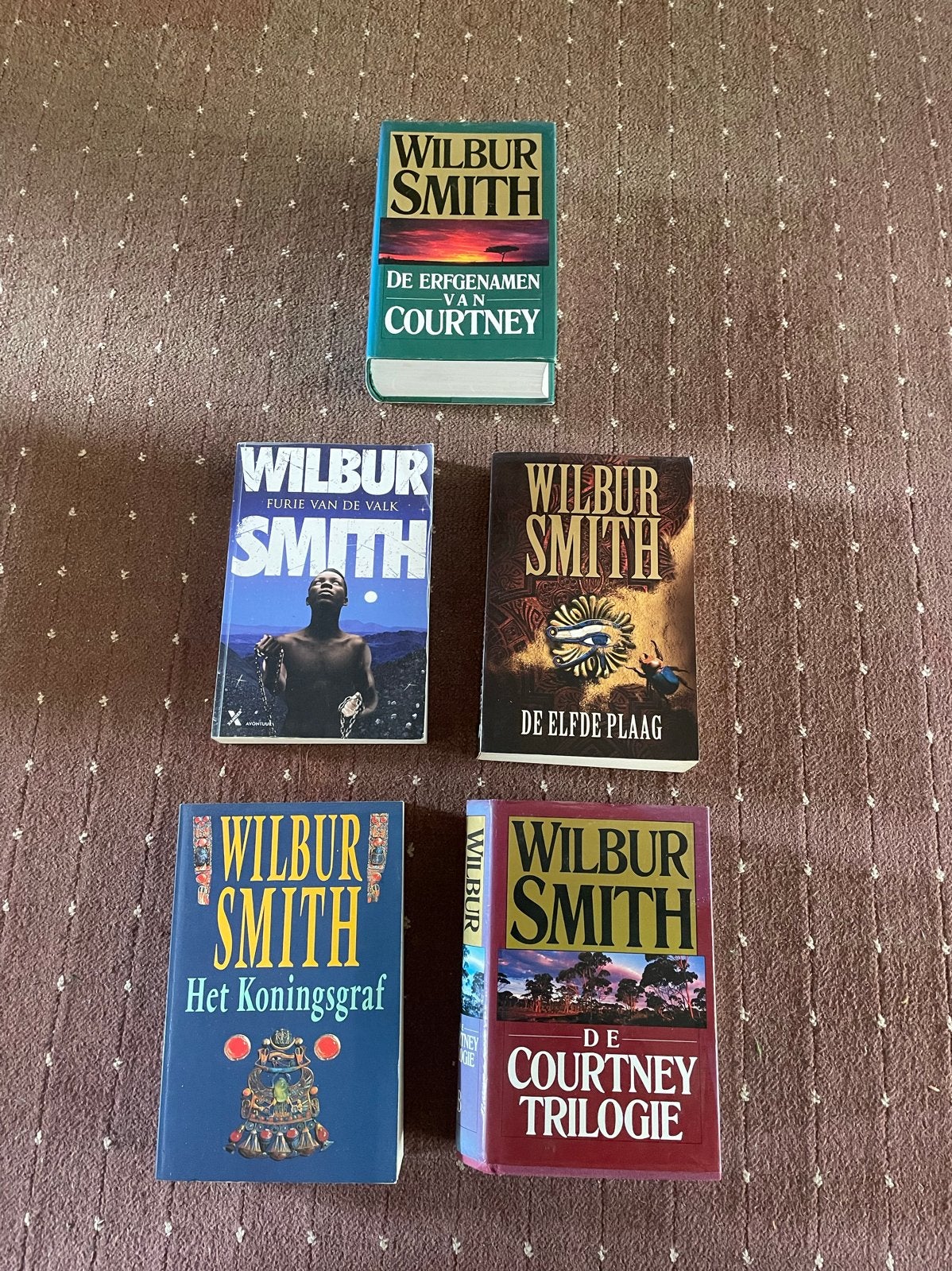 Wilbur Smith Boeken Collectie - 5 Stuks, Ophalen of Verzenden, Gelezen, Nederland