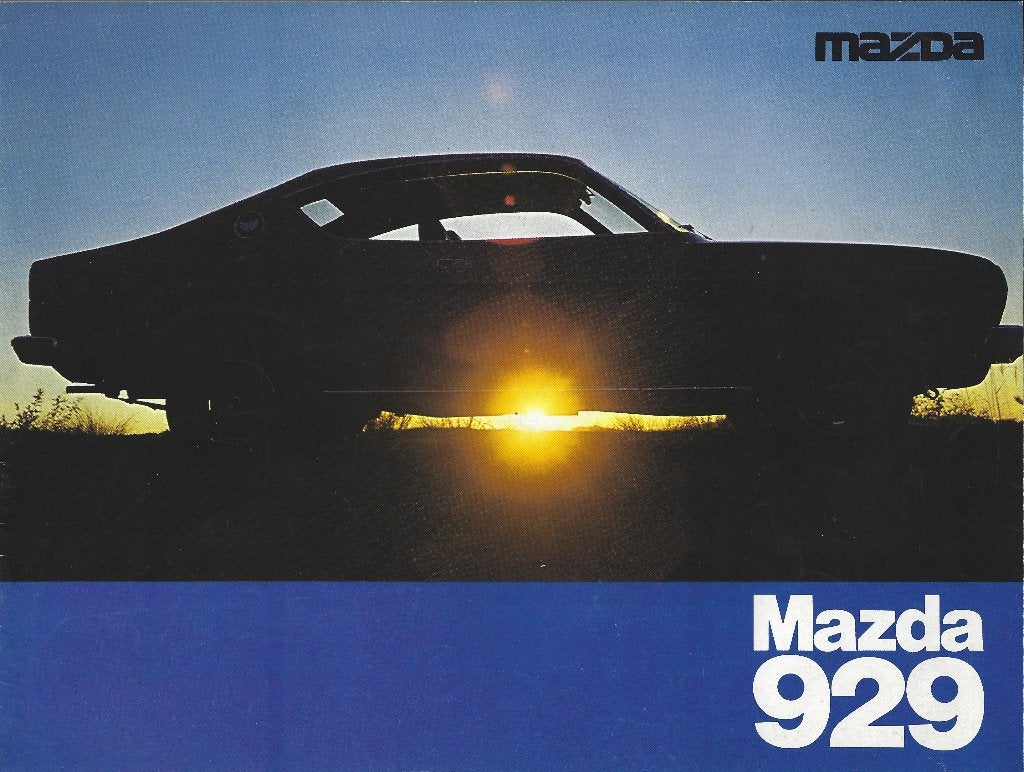 Folder Mazda 929 1976, Ophalen of Verzenden, Gelezen, Mazda