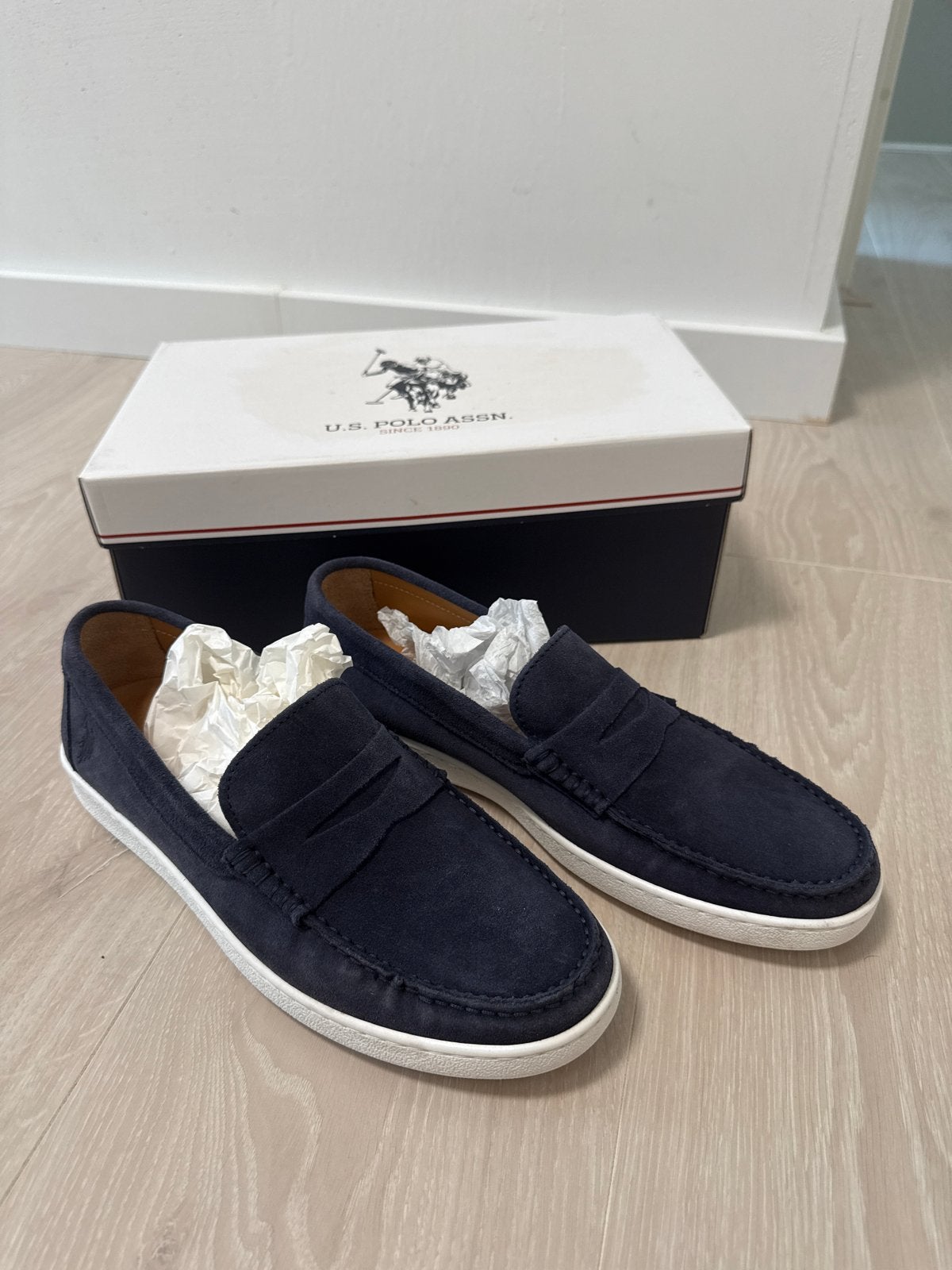 U.S. Polo Assn. Loafers - Maat 44 Nieuw, Ophalen of Verzenden, Nieuw, Blauw, Loafers