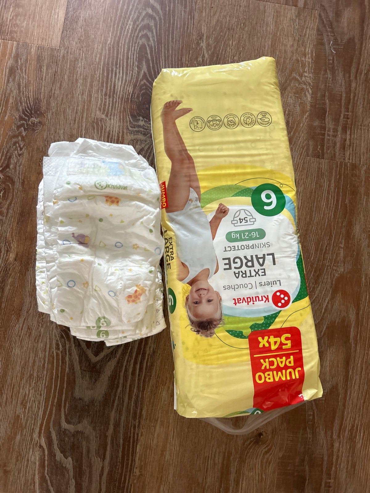 Kruidvat Luiers Maat 6 Extra Large (16-21 kg) - Jumbo Pack, Ophalen, Nieuw