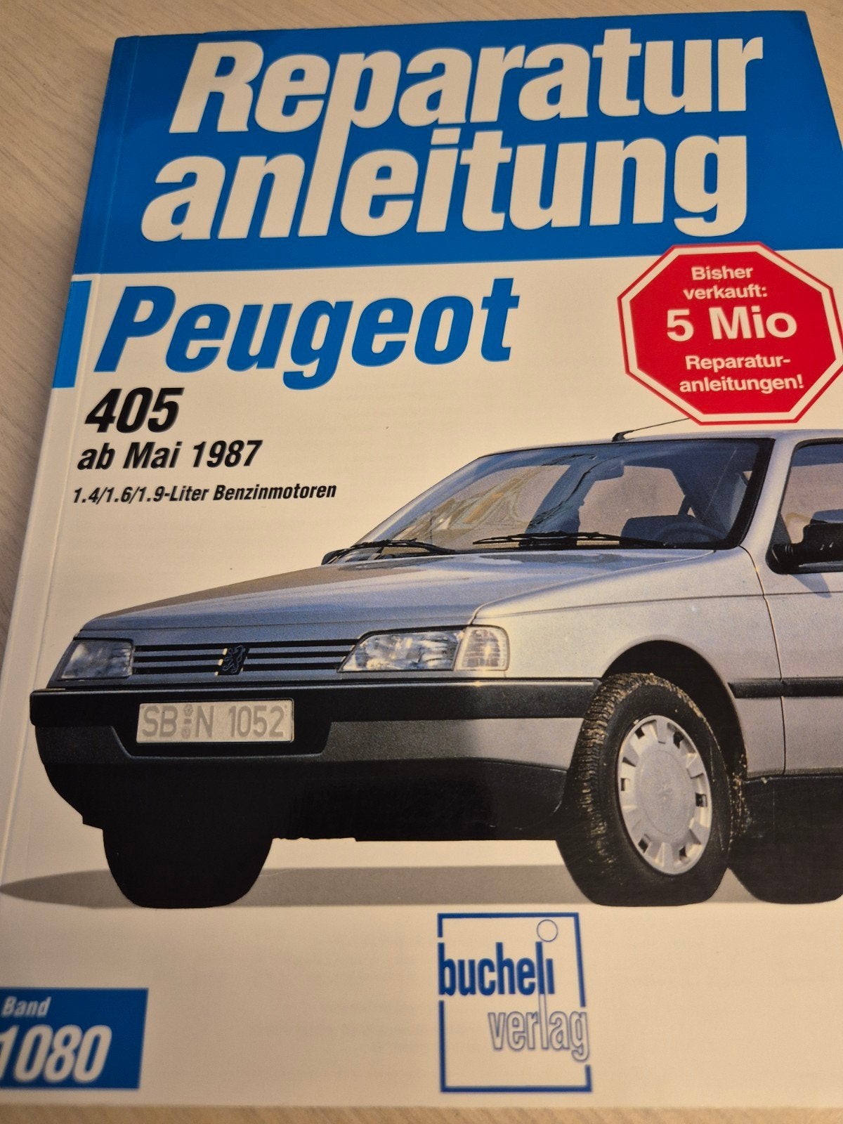 Dikke vraagbaak Peugeot 405 benzine óók1,9 405 Break station, Auto diversen, Handleidingen en Instructieboekjes, Ophalen of Verzenden