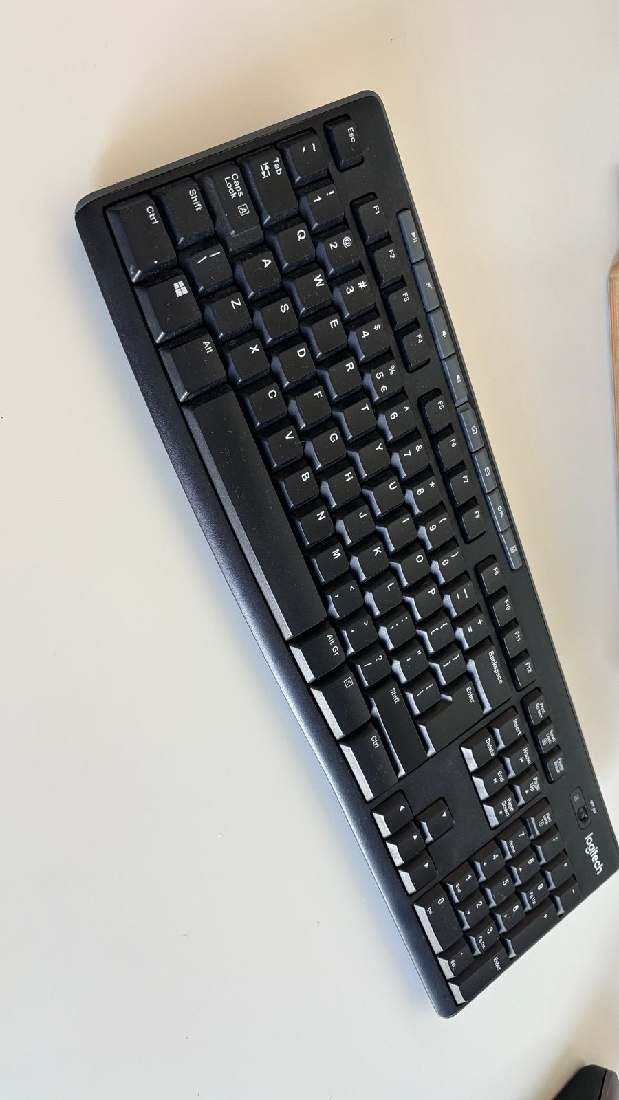 Logitech K270 Draadloos Toetsenbord - Qwerty, Draadloze ontvanger, Ophalen of Verzenden, Zo goed als nieuw, Draadloos
