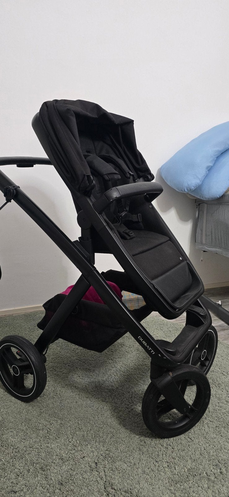 Dubatti Two 2-in-1 Kinderwagen met Reiswieg en Voetenzak, Kinderen en Baby's, Ophalen, Zo goed als nieuw, Kinderwagen, Overige merken